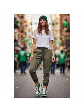 Level 99 Relish Errand Run Utility Cargo Joggers Lonen Blend Size Small